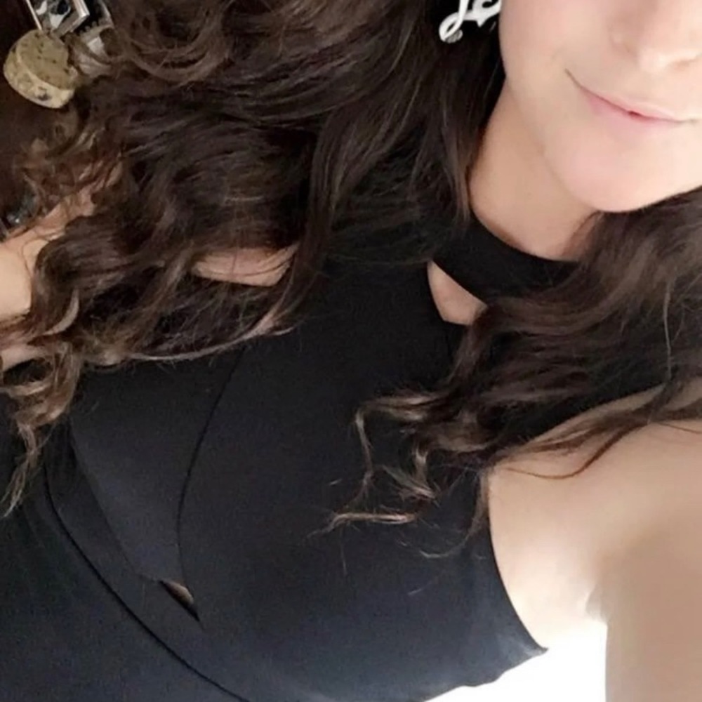 Midi Black Guess Dress